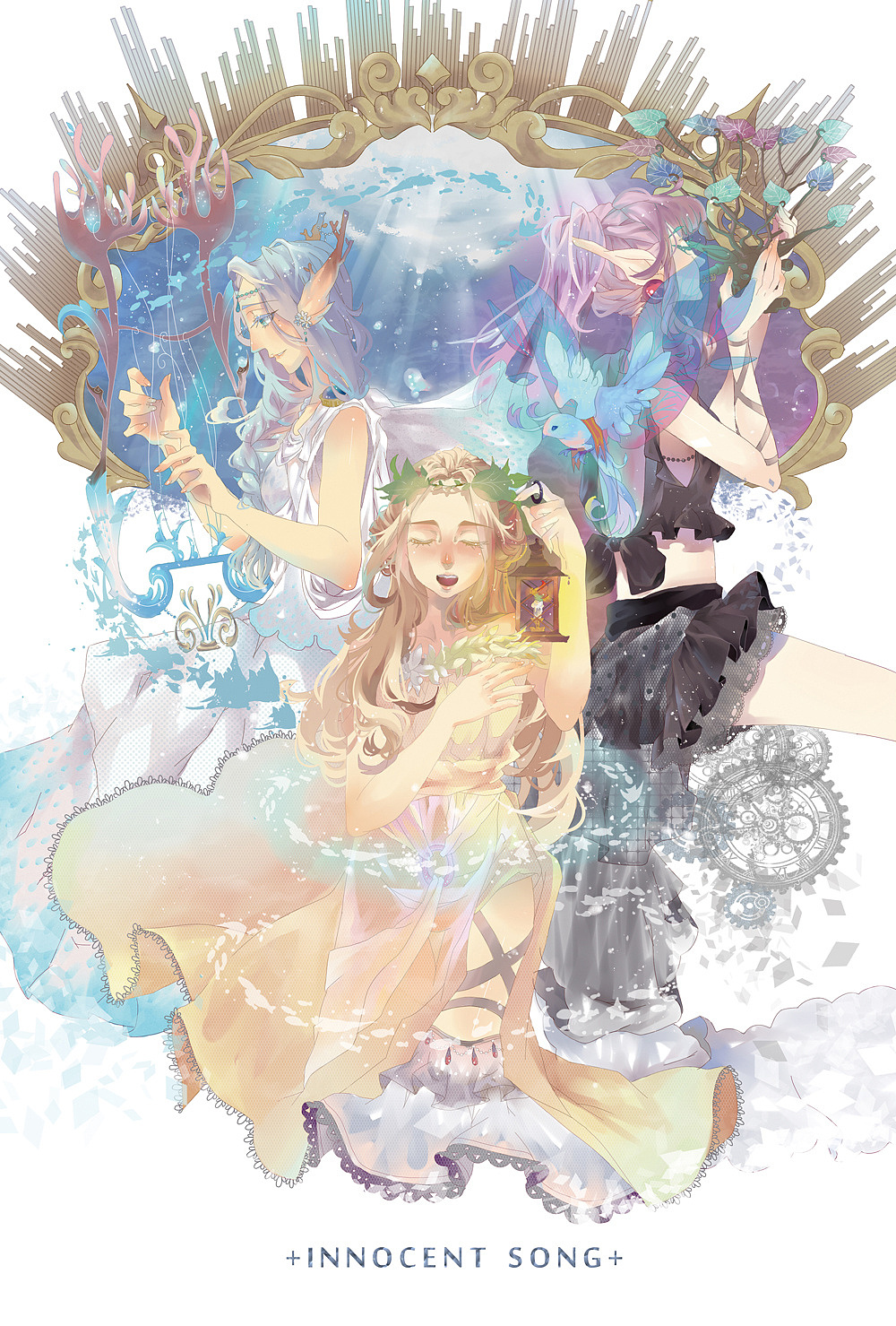 innocent world（图ZMTk3NTk5MzI=） - 商业插画 - 站酷设计师robin喵原创素材 - 站酷ZCOOL