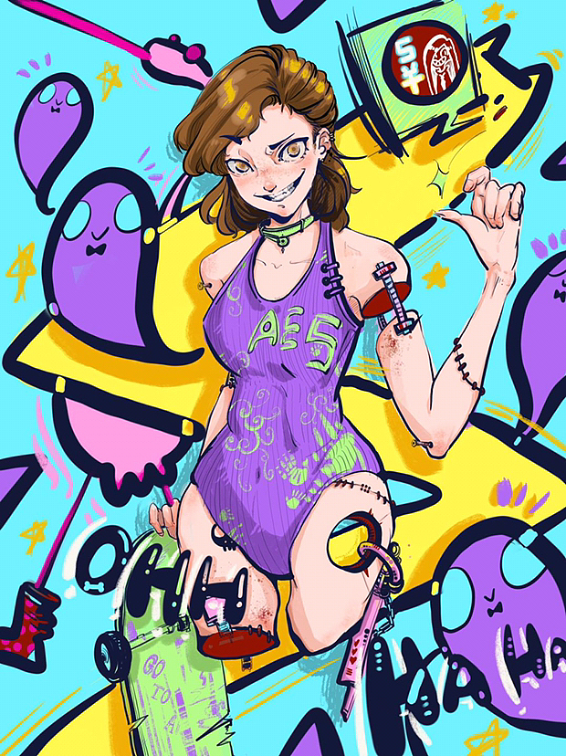 自设（图ZMzI4MjQ4MzY0） - 创作习作 - 站酷设计师画渣王册册原创素材 - 站酷ZCOOL