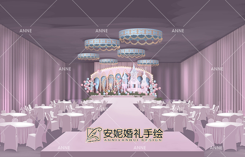 安妮婚礼手绘 | 游乐（图ZMTY2Njk0MjAw） - 舞台美术 - 站酷设计师安妮婚礼手绘原创素材 - 站酷ZCOOL
