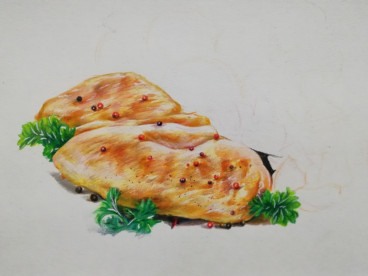 彩铅手绘食物练习（图ZMTc1MjUxNTYw） - 创作习作 - 站酷设计师鱼阿咦原创素材 - 站酷ZCOOL