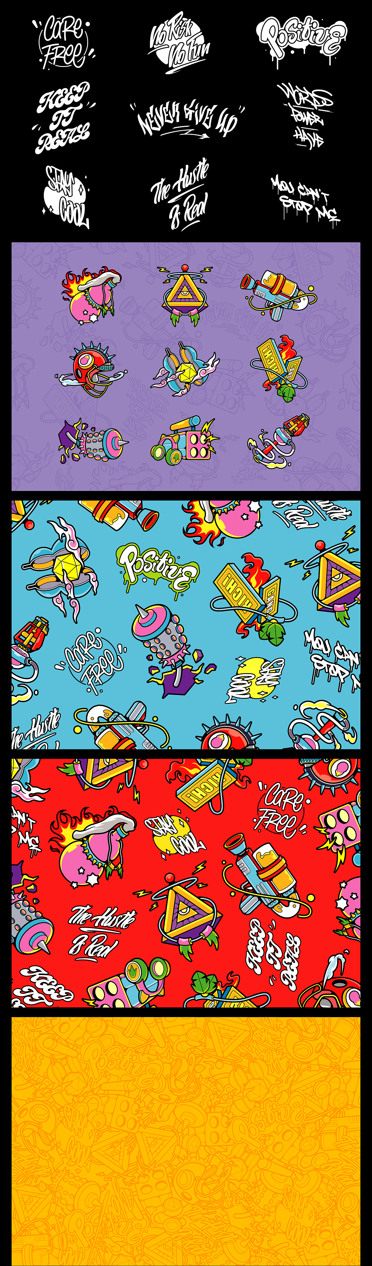 【国漫万创】暗黑系葫芦兄弟潮流IP设计（图ZMjcxMTIxOTA0） - IP形象 - 站酷设计师Lexkon_Liu原创素材 - 站酷ZCOOL