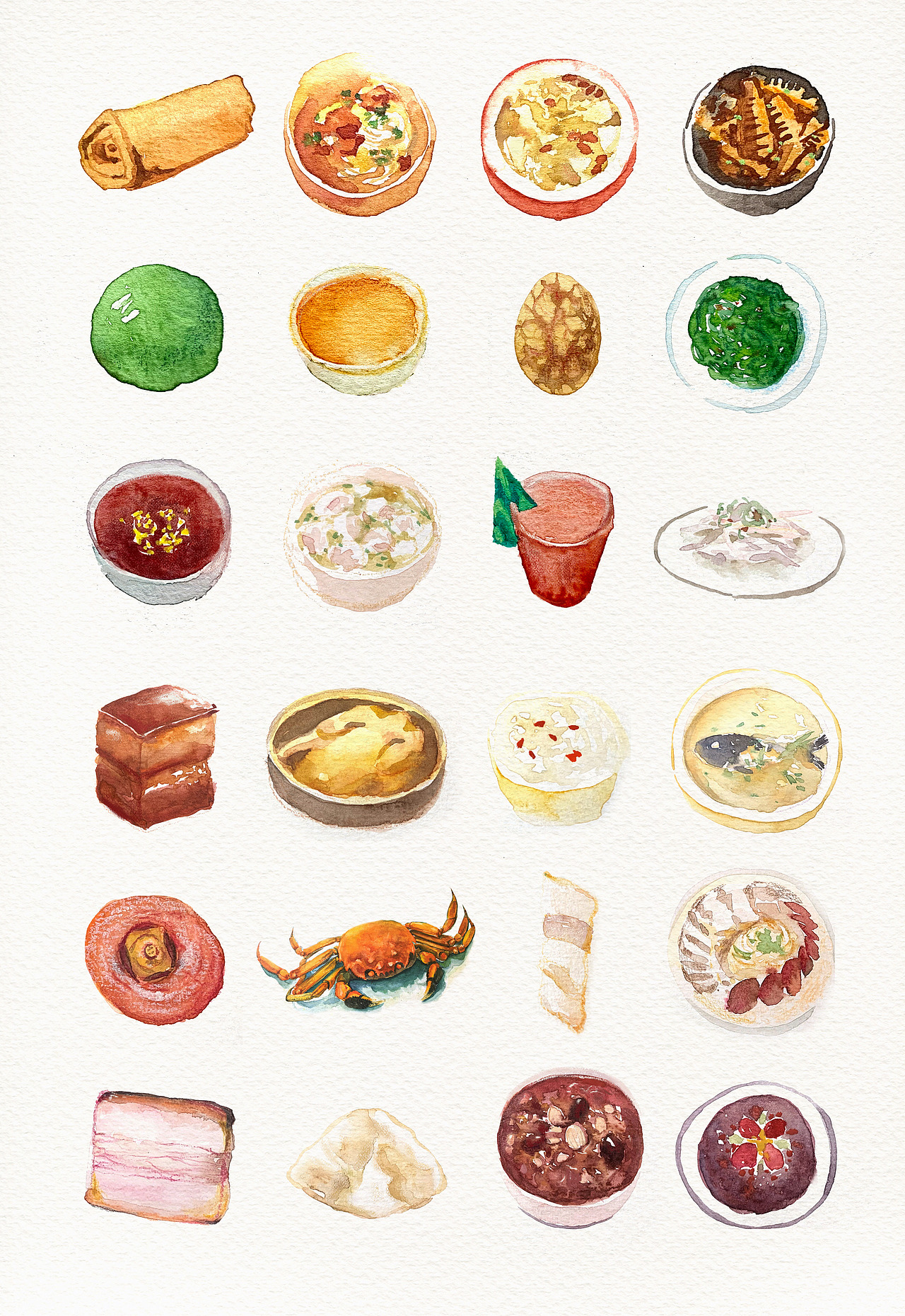 2021年节气食物作品合集（水彩彩铅）（图ZMjgzNTY5NDky） - 创作习作 - 站酷设计师布谷咕咕咕BUGU原创素材 - 站酷ZCOOL