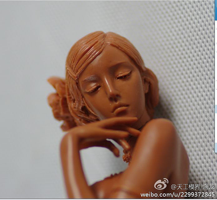 海龙原创紫砂雕塑，旗袍系列之--牡丹（图ZMTM1MTA5MzY=） - 雕塑 - 站酷设计师玩泥巴的海龙原创素材 - 站酷ZCOOL