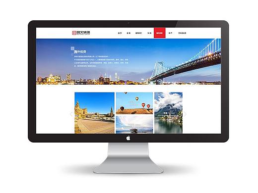 金融网站子公司介绍页面