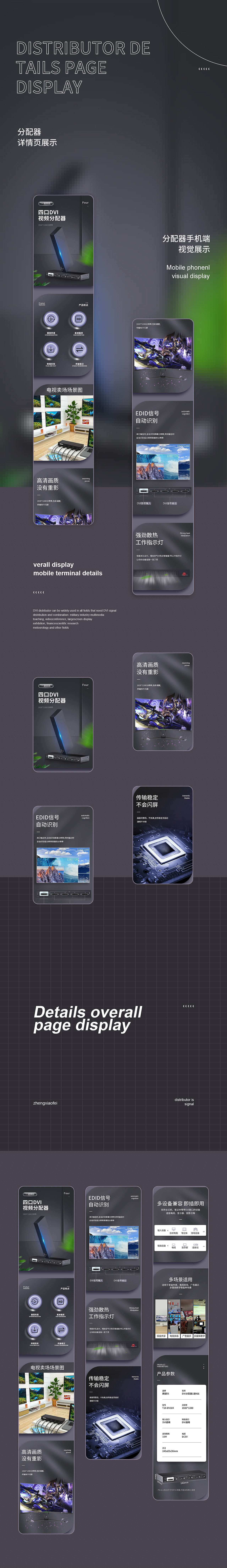 两口/四口DVI分配器&详情页（图ZMjYzNjc0NjA4） - 电商 - 站酷设计师会飞的鱼_f原创素材 - 站酷ZCOOL
