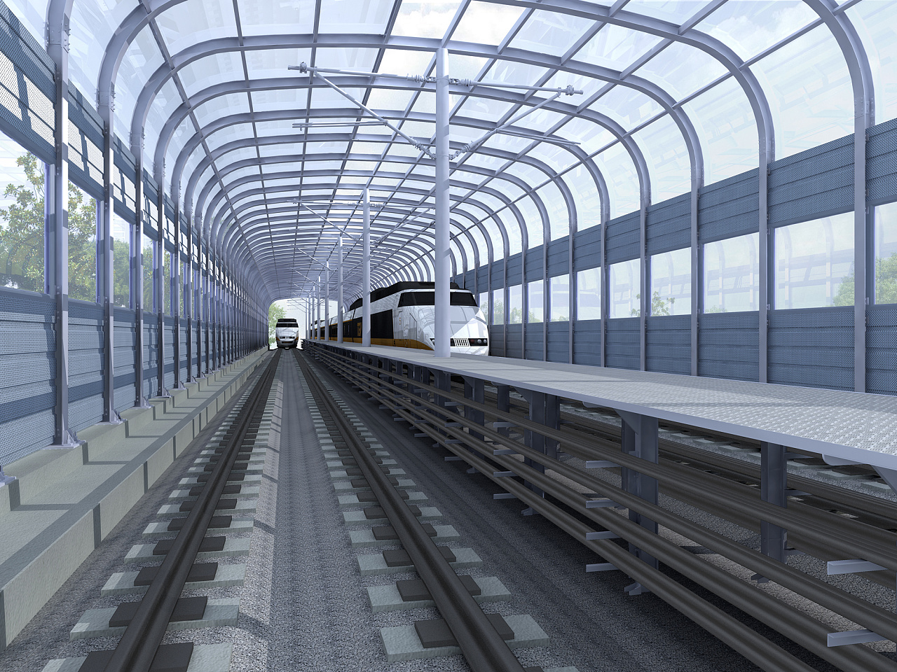 隔音屏声屏效果图