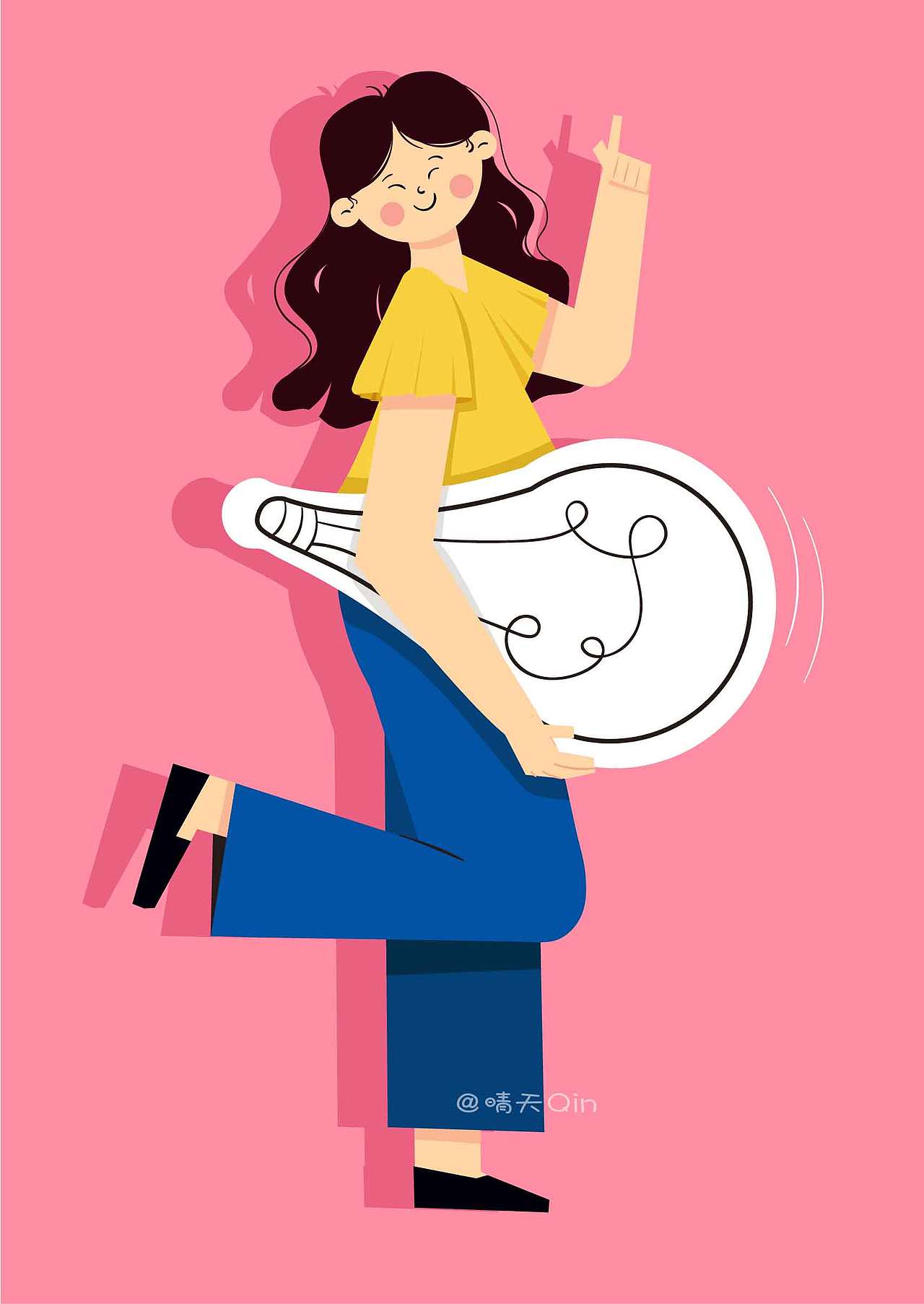 《遇见美好》系列（图ZMjI3MDQ0MjQw） - 商业插画 - 站酷设计师晴天Qin原创素材 - 站酷ZCOOL