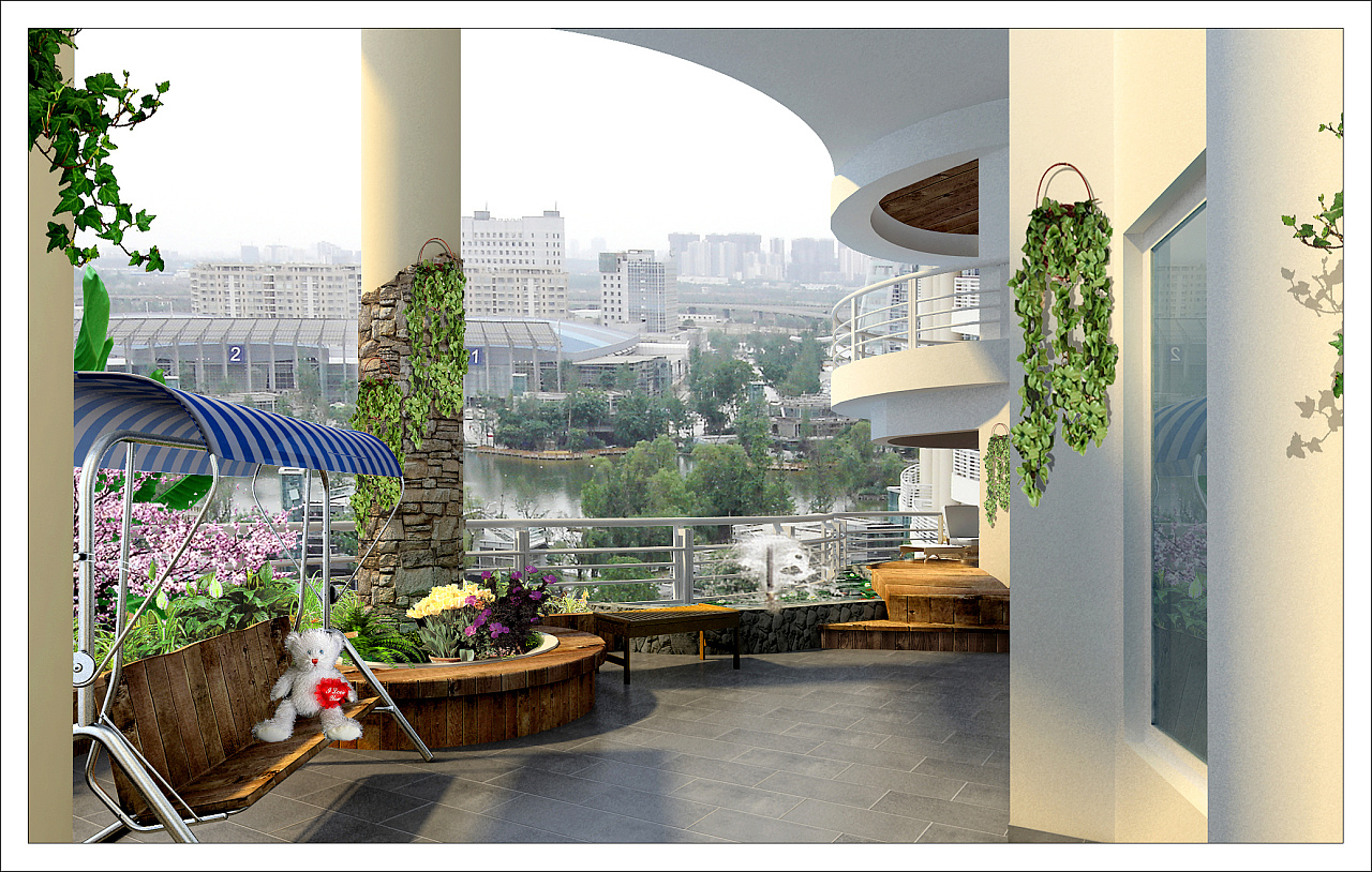 天鹅湖 230平现代简约别墅、成都龙发装饰,别