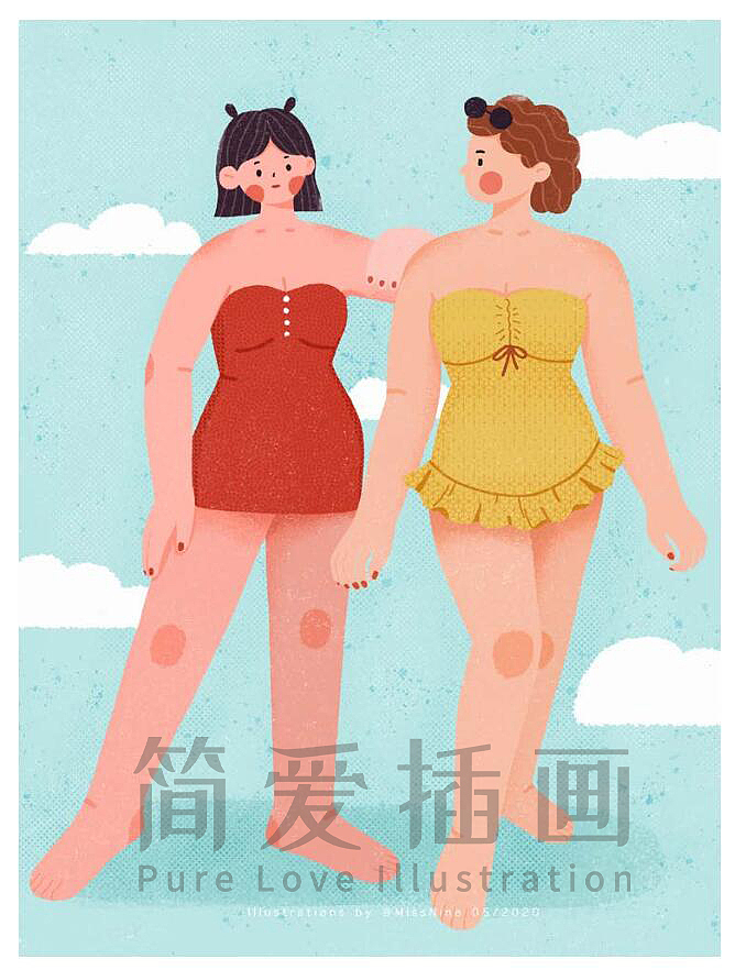 扁平风人物插画（图ZMjE0MDIxOTU2） - 商业插画 - 站酷设计师简爱绘馆原创素材 - 站酷ZCOOL