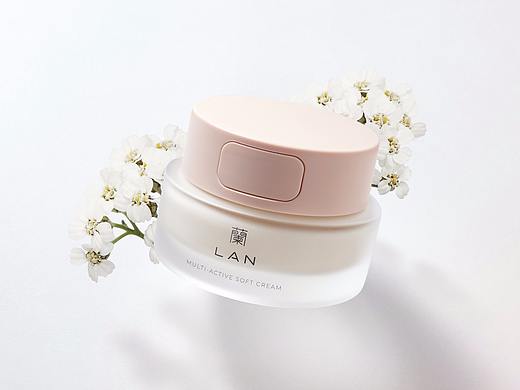 LAN蘭 | 悦时焕颜平衡乳霜视觉设计-详情页排版摄影
