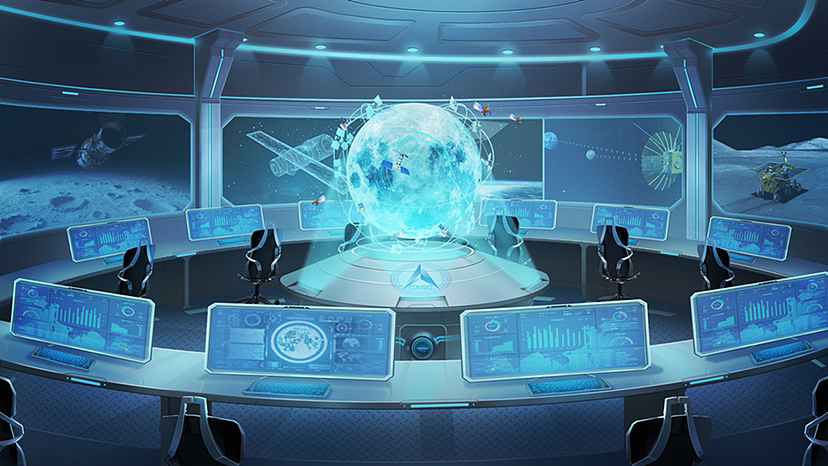 卫星发射控制室