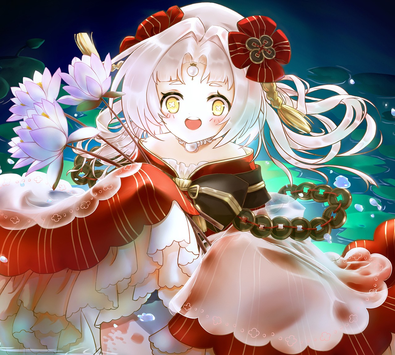 锦鲤 白 四叶草剧场同人