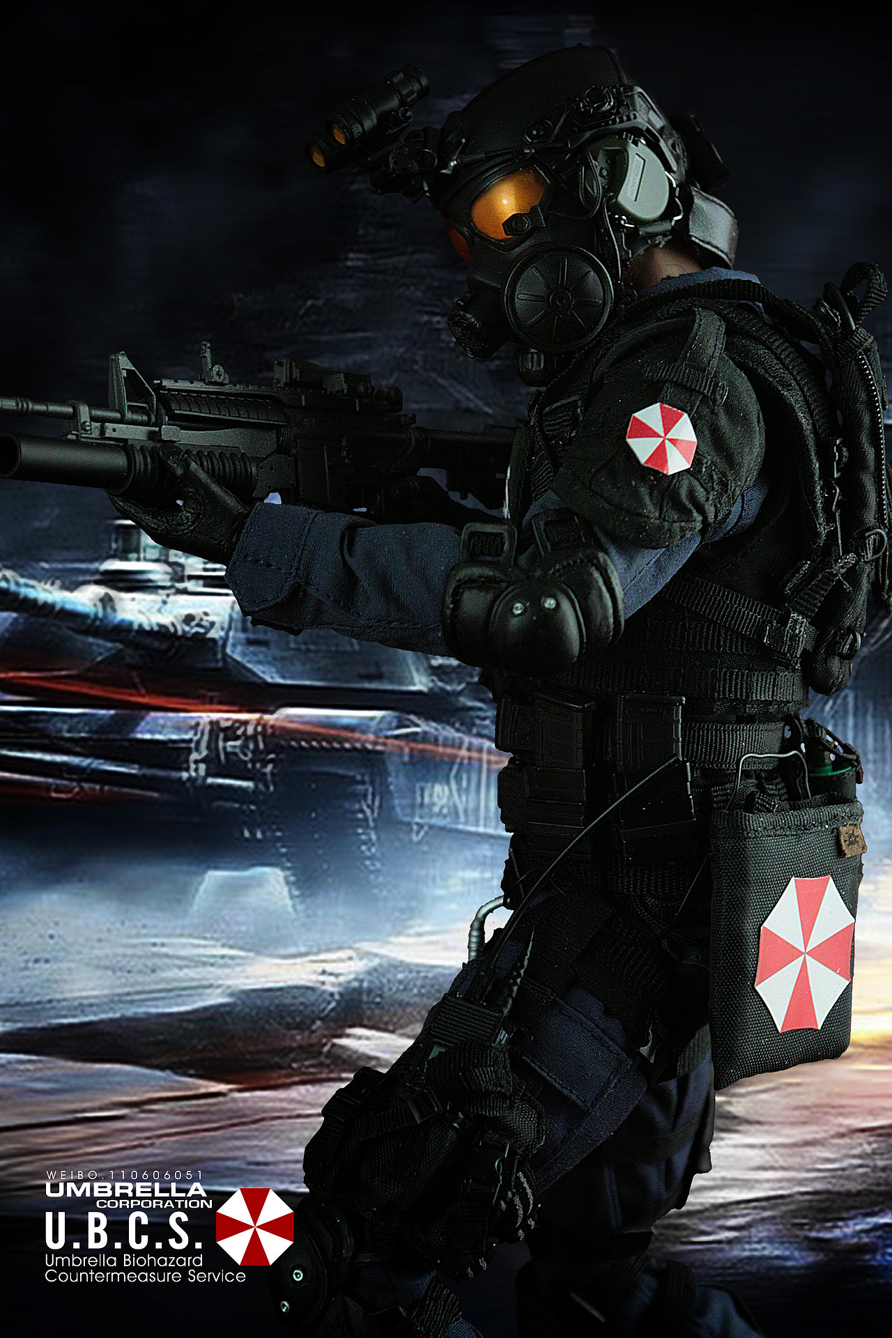 自d安布雷拉生化危机紧急对策部队特种兵ubcs