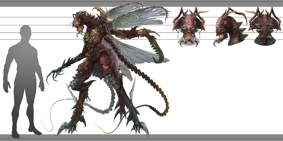 《魔兽山》虫族概念设定