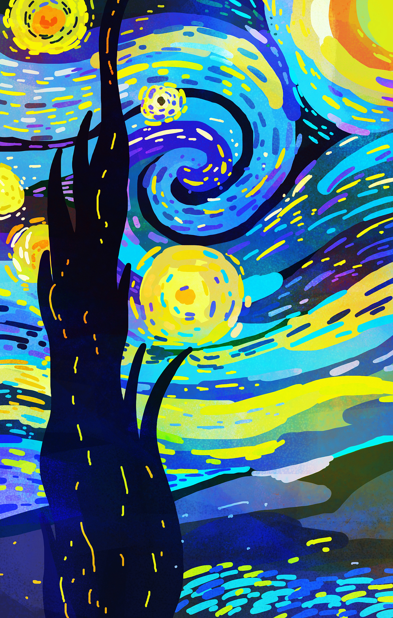 最近两三年的插画集1