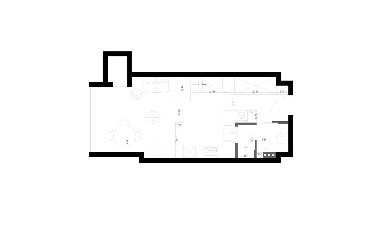 35平 轻中古奶油色loft 杭州实景落地（图ZMzUzOTcxNzE2） - 家装设计 - 站酷设计师Bocean波形设计原创素材 - 站酷ZCOOL