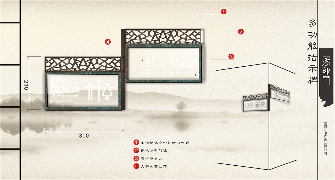 成都某商业综合体导视设计