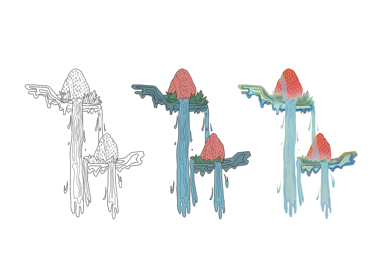 草莓罐头包装作业练习