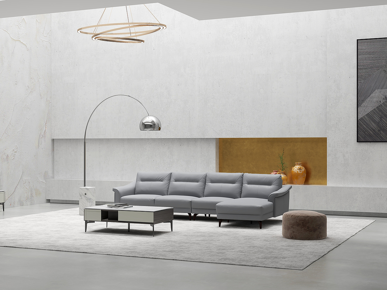 顾家家居场景图渲染与详情设计