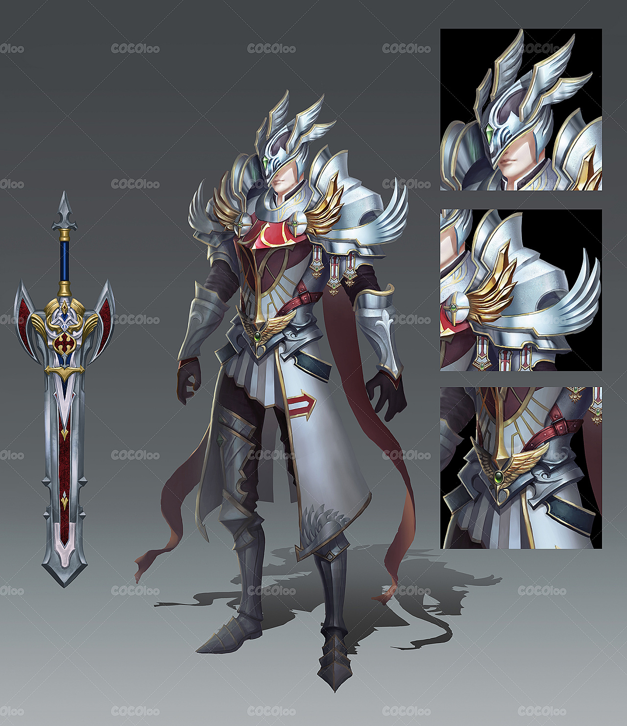 光明战士|插画|插画习作|aicocolee - 原创作品 -