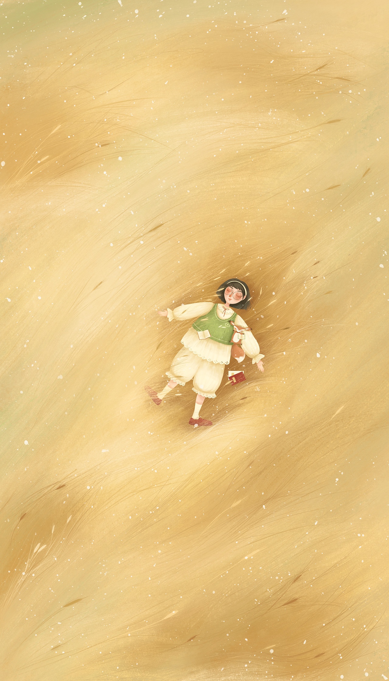 原创插画| 麦田的守望者