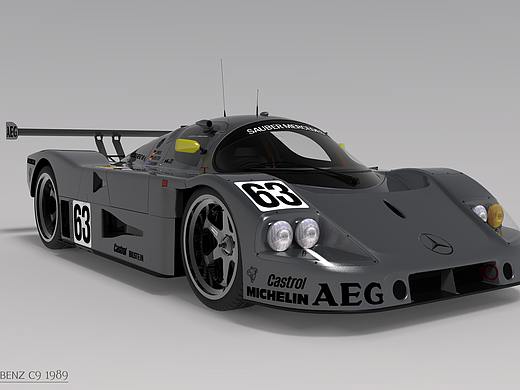 Mercedes-Benz C9 1989 渲染