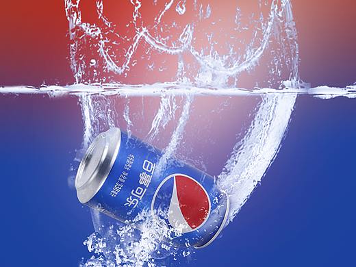 易拉罐百事可乐 饮品拍摄