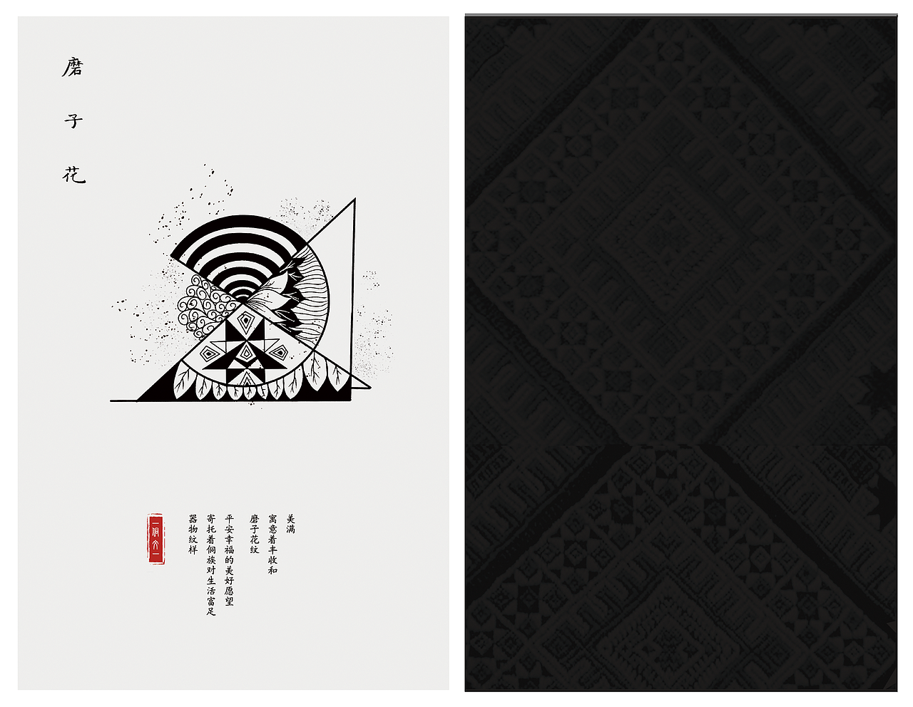 侗族纹路设计（图ZMTg3OTE0NzQ0） - 其他平面 - 站酷设计师甜子吖o0o原创素材 - 站酷ZCOOL