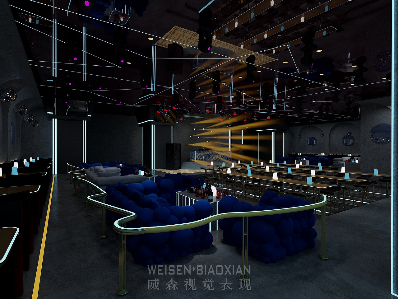 KTV酒吧，暗黑系（图ZMjA0MDYwMTA0） - 家装设计 - 站酷设计师顾二狗原创素材 - 站酷ZCOOL