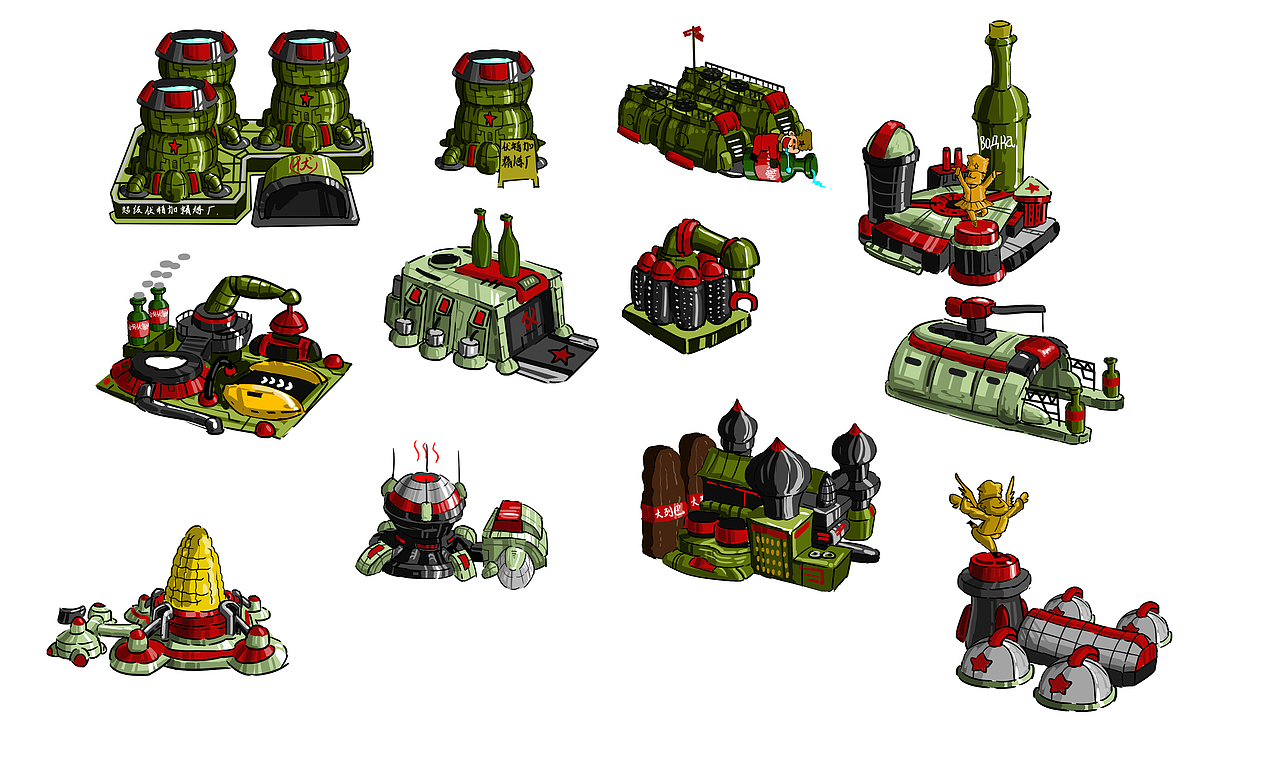 红色警戒3mod日冕单位q版同人