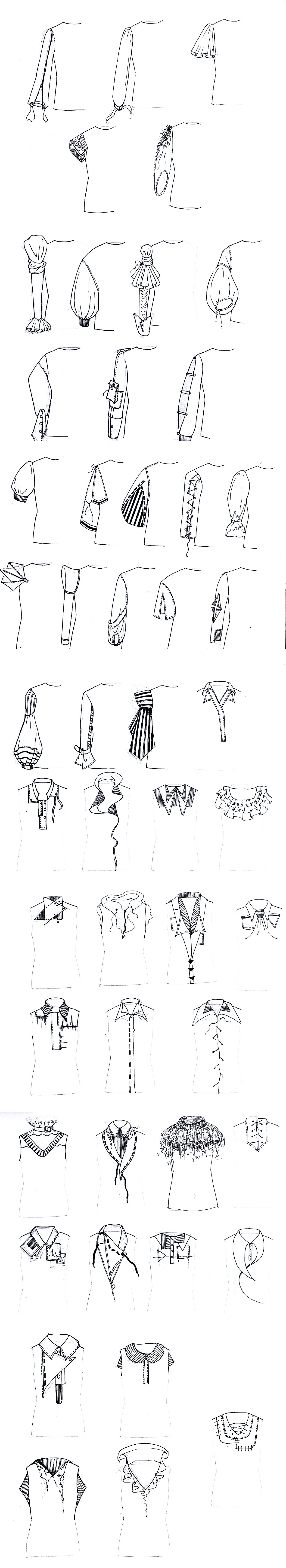 细节小稿（图ZMTcwOTExNDU2） - 其他服装 - 站酷设计师Xinybb原创素材 - 站酷ZCOOL