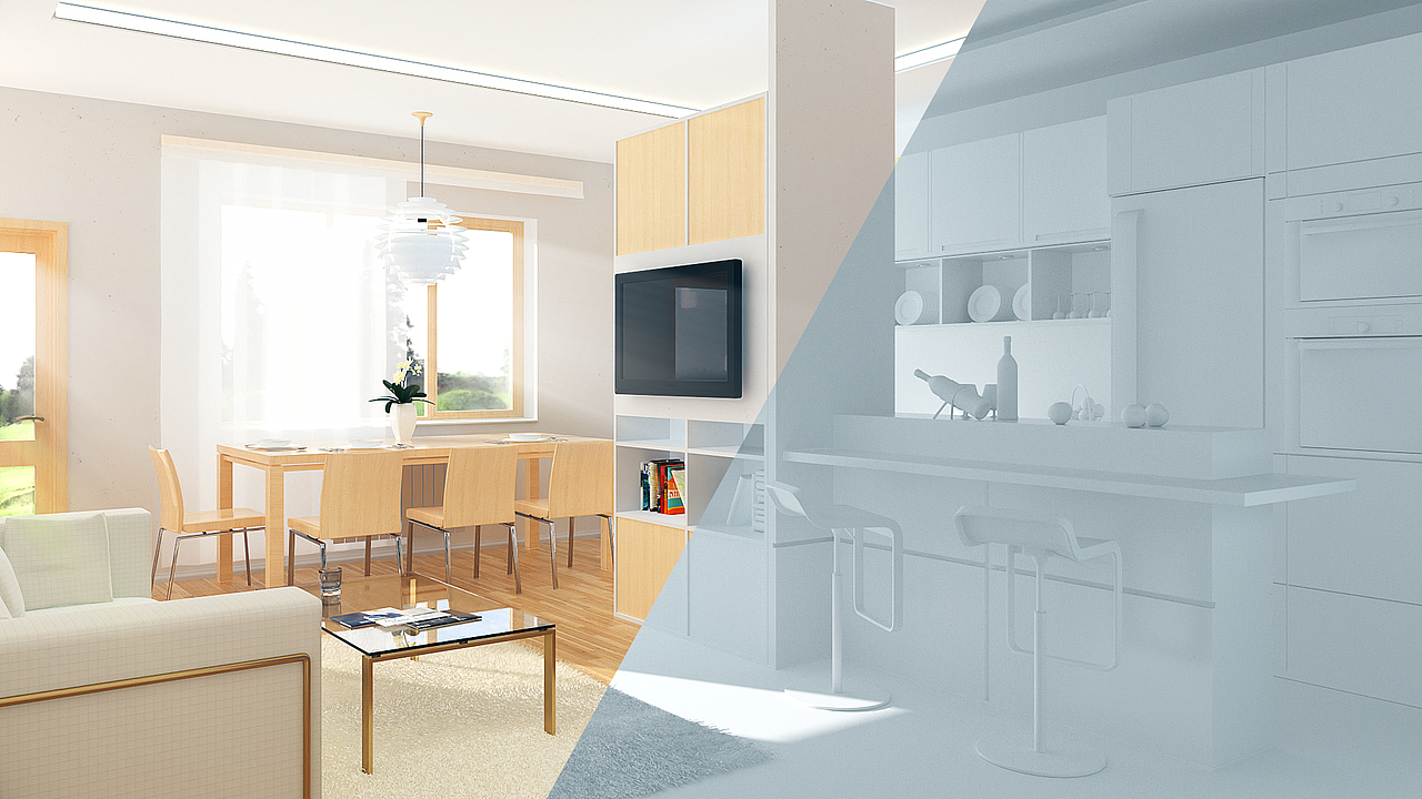 c4d octane室内渲染打光练习（图ZMjIzOTE0MTgw） - 场景 - 站酷设计师班长Captain原创素材 - 站酷ZCOOL