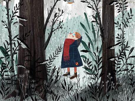 【儿插】树林 原作来自西班牙插画家julia sarda