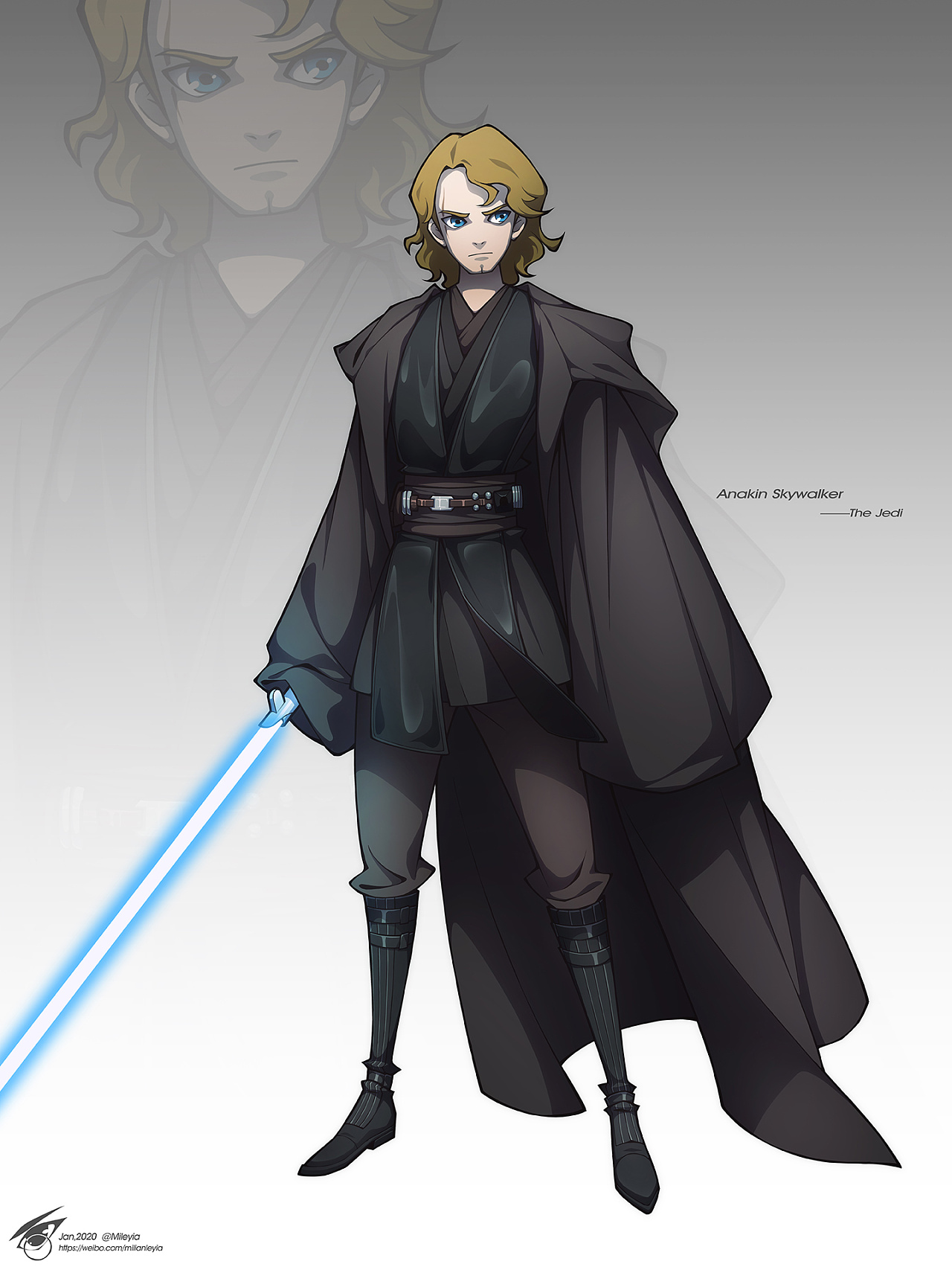 几张绝地武士的摸鱼图|插画|创作习作|mileyia - 原创作品 - 站酷