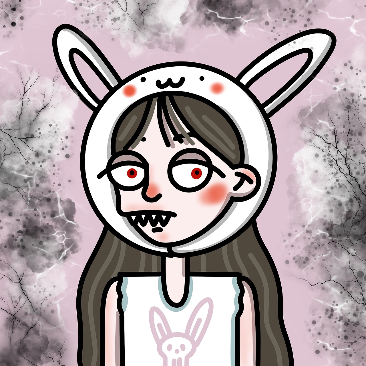 《红眼病百人斩斩斩》（图ZMjcxOTE1MTU2） - 艺术插画 - 站酷设计师毛毛毛毛密密麻麻原创素材 - 站酷ZCOOL