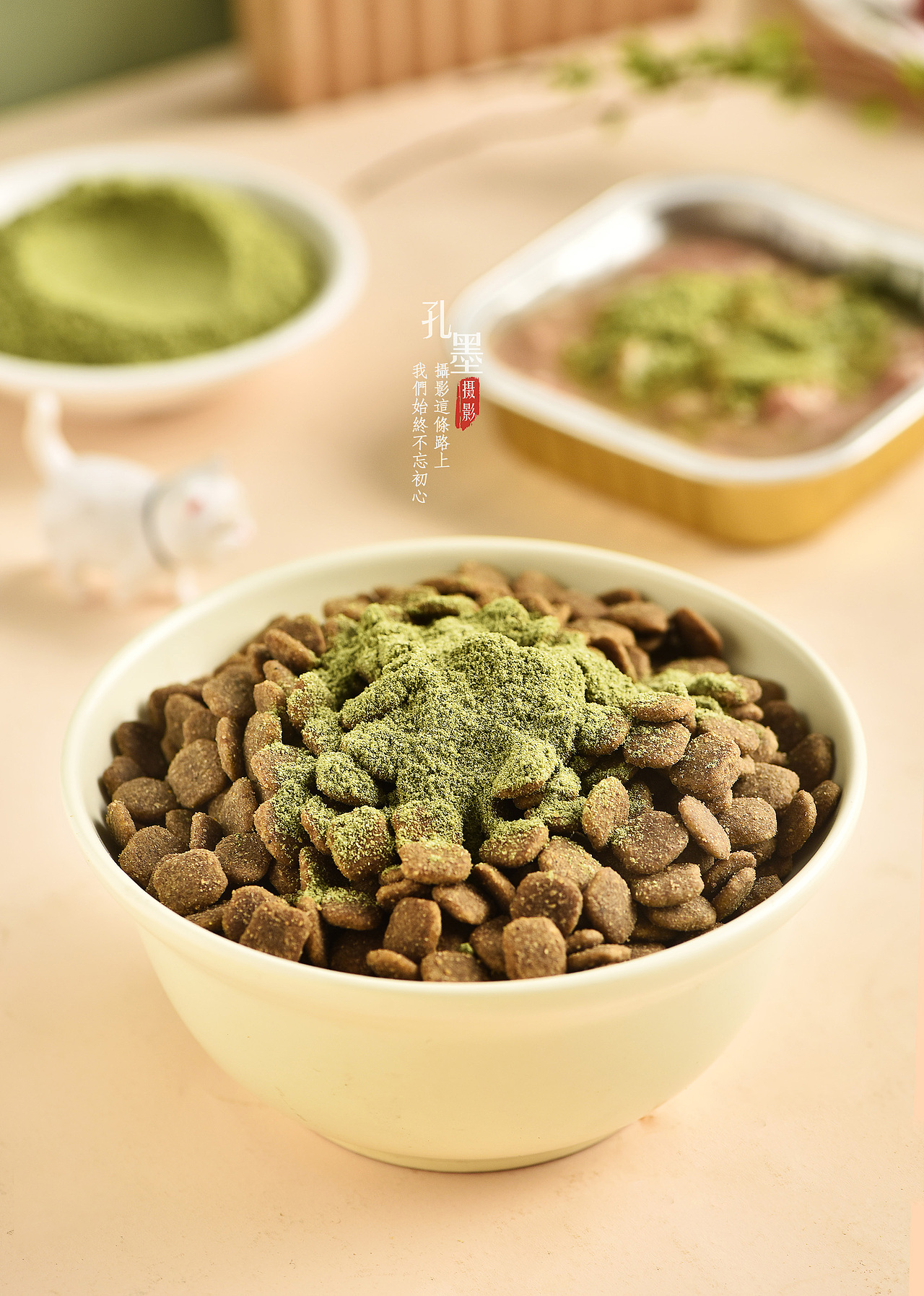 猫草粉产品拍摄