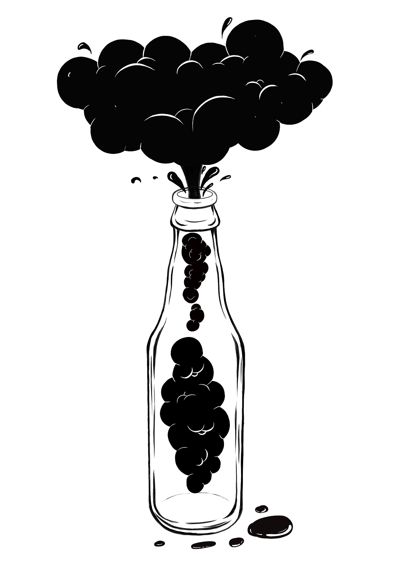 黑白涂鸦（图ZMjQyNzU3Nzky） - 新锐潮流插画 - 站酷设计师布拉咪啦原创素材 - 站酷ZCOOL