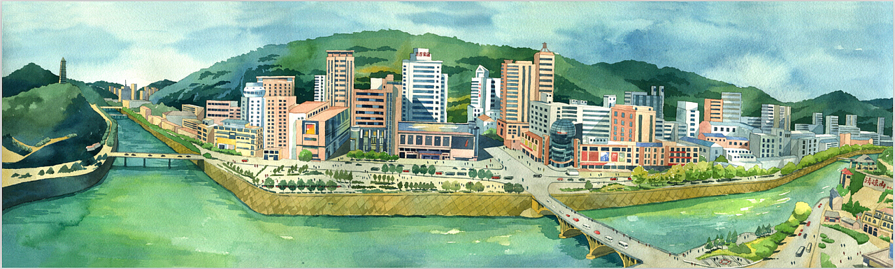 投资延安内页插图（图ZMjQwMDExNDQ=） - 商业插画 - 站酷设计师CHOCO__原创素材 - 站酷ZCOOL