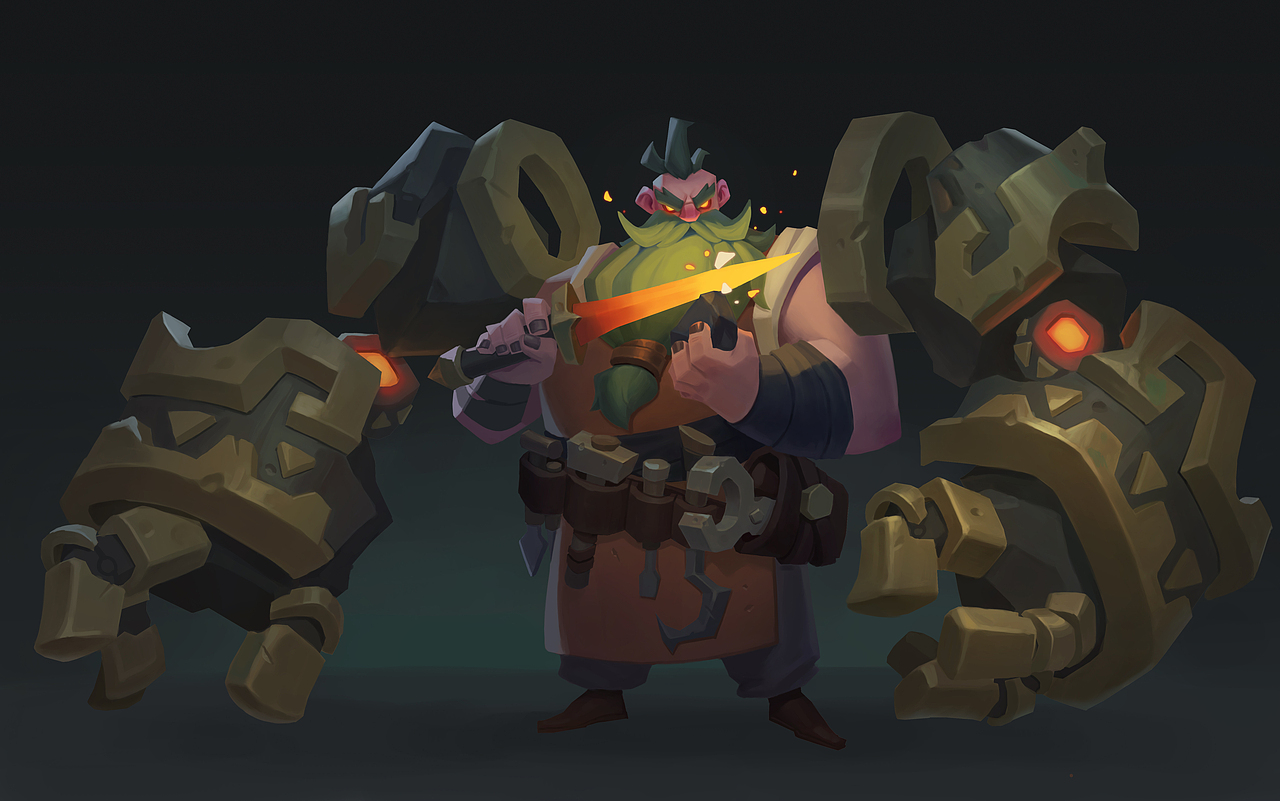 铁匠|插画|游戏原画|由仔 - 原创作品 - 站酷 (zcool)