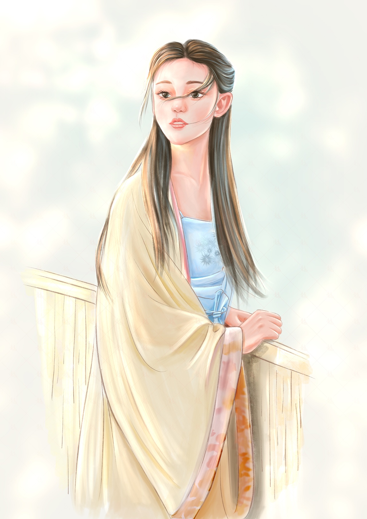古风女生|插画|创作习作|墨影忆丹青 - 原创作品 - 站酷 (zcool)