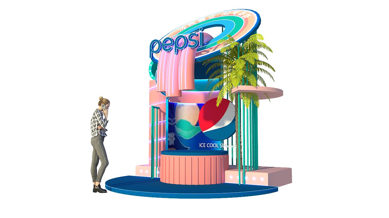 百事可乐美陈dp点位