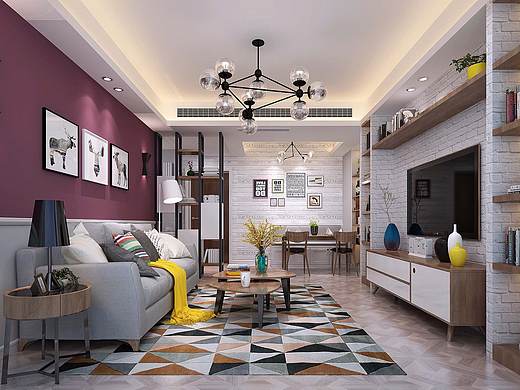 北欧风格 客餐厅