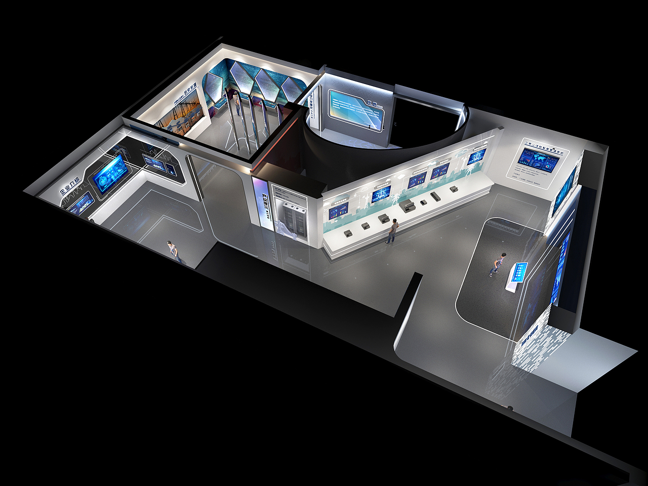 吉利星能科技企业展厅（图ZMzYzMjIxNDg0） - 展陈设计 - 站酷设计师大象设计工作室原创素材 - 站酷ZCOOL