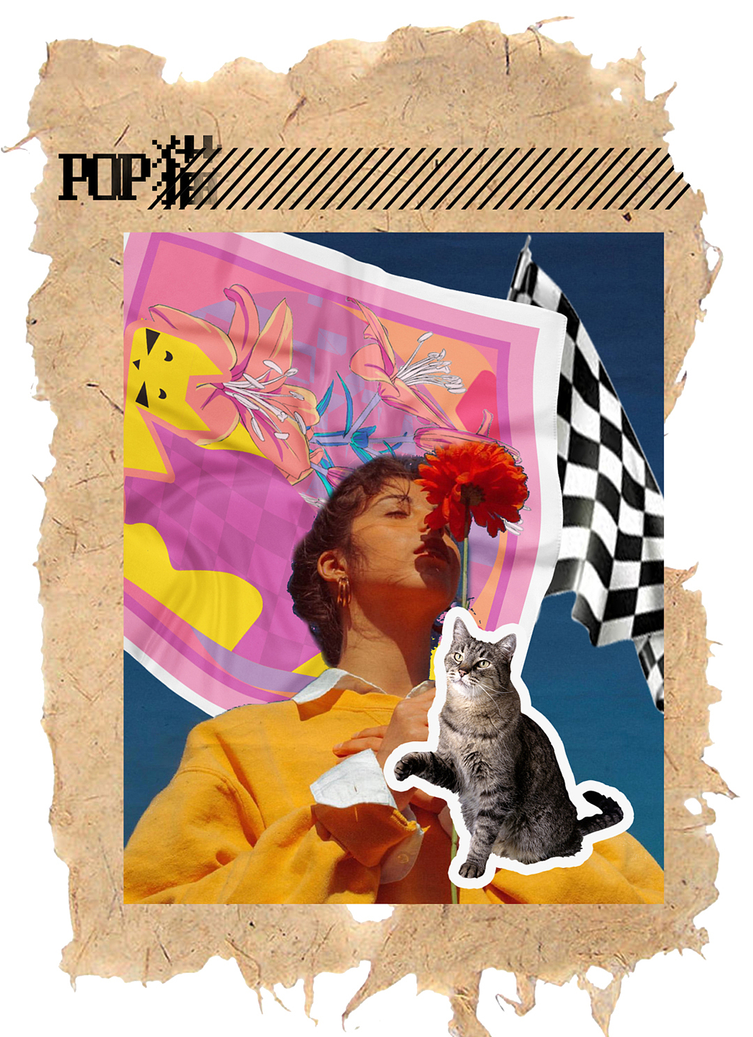 青岛大学染织毕业设计---喵行天下