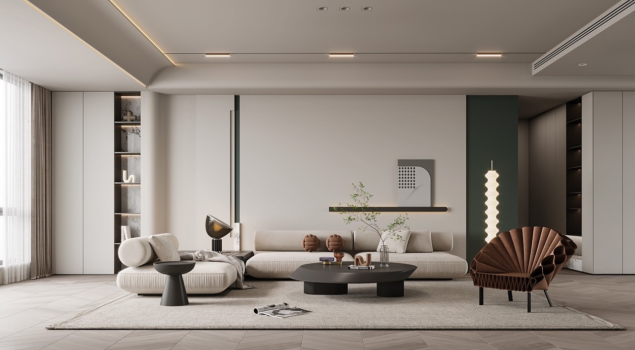 现代客餐厅（图ZMzA1ODA5MDI0） - 家装设计 - 站酷设计师Z18672383原创素材 - 站酷ZCOOL