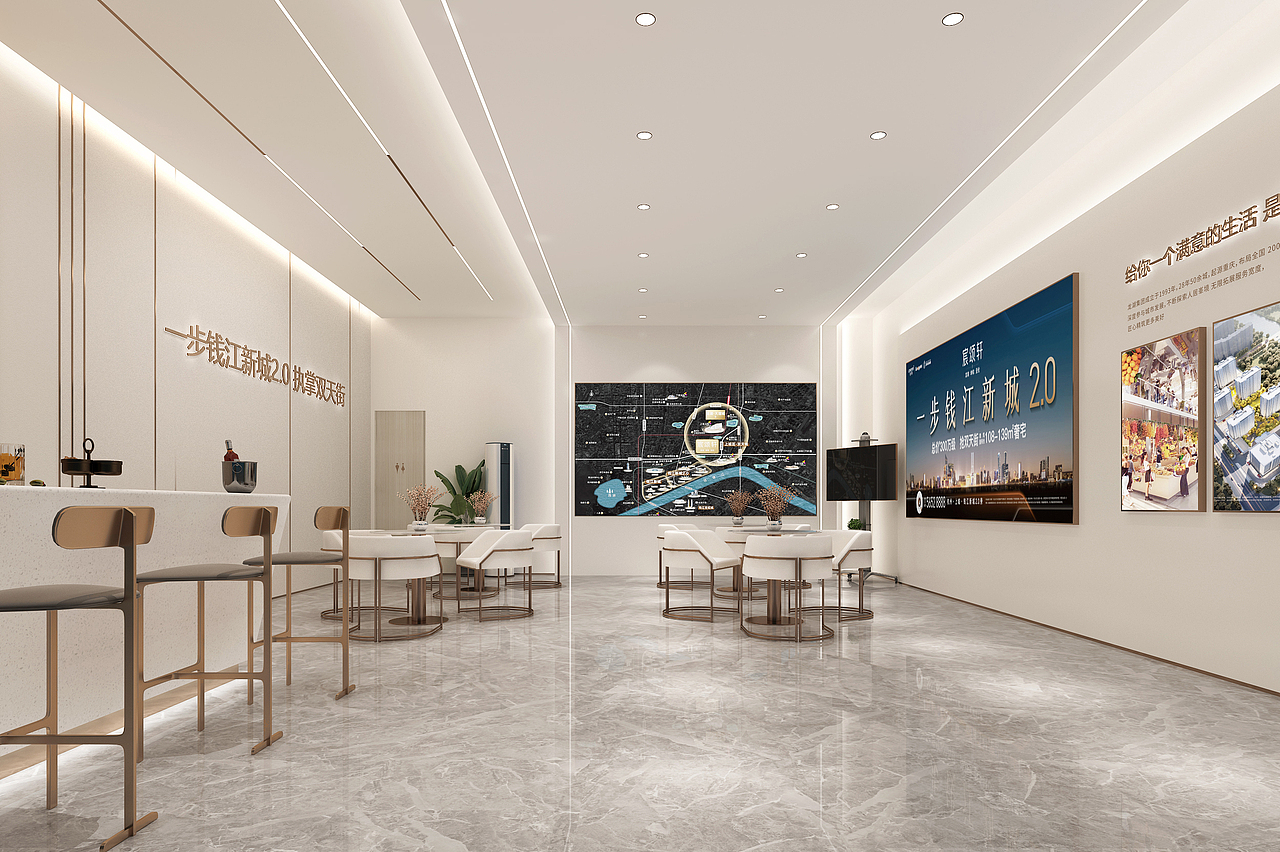 龙湖宸颂轩外展厅（图ZMzM1MDAwMTY0） - 建筑设计 - 站酷设计师一一一灰调调o原创素材 - 站酷ZCOOL