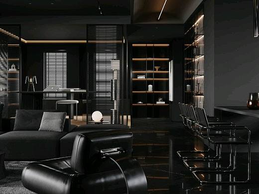 个性不羁的暗黑系家装