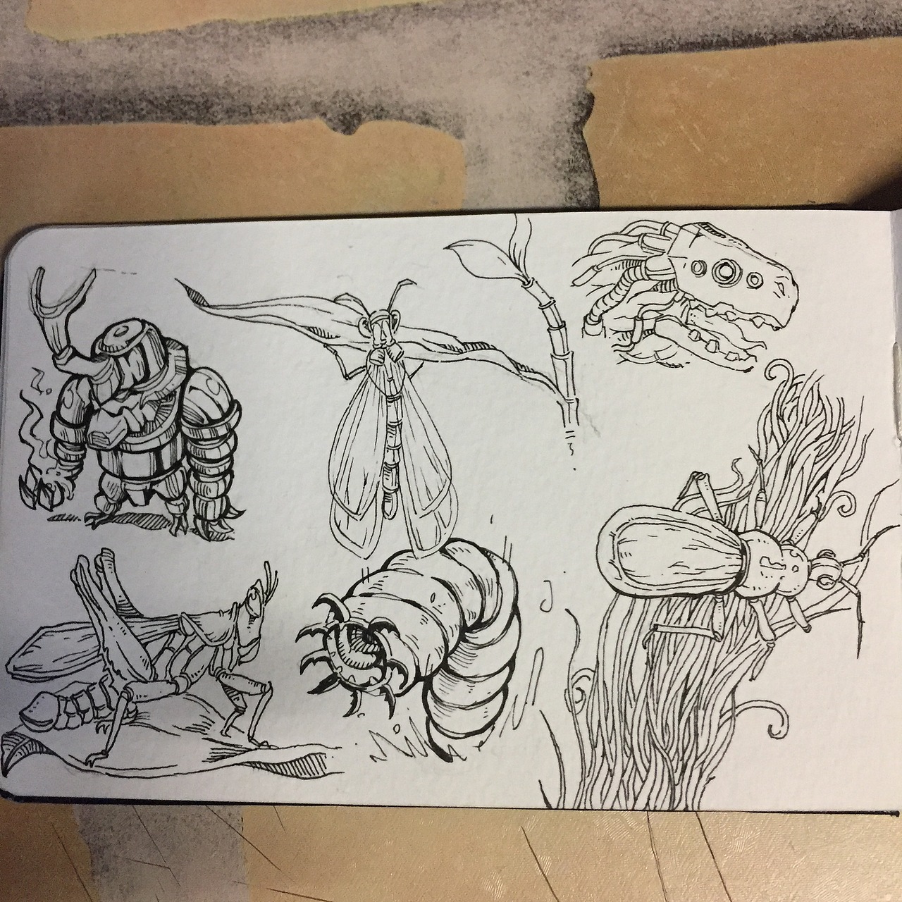 sketchbook速写和草图——2017年二月中