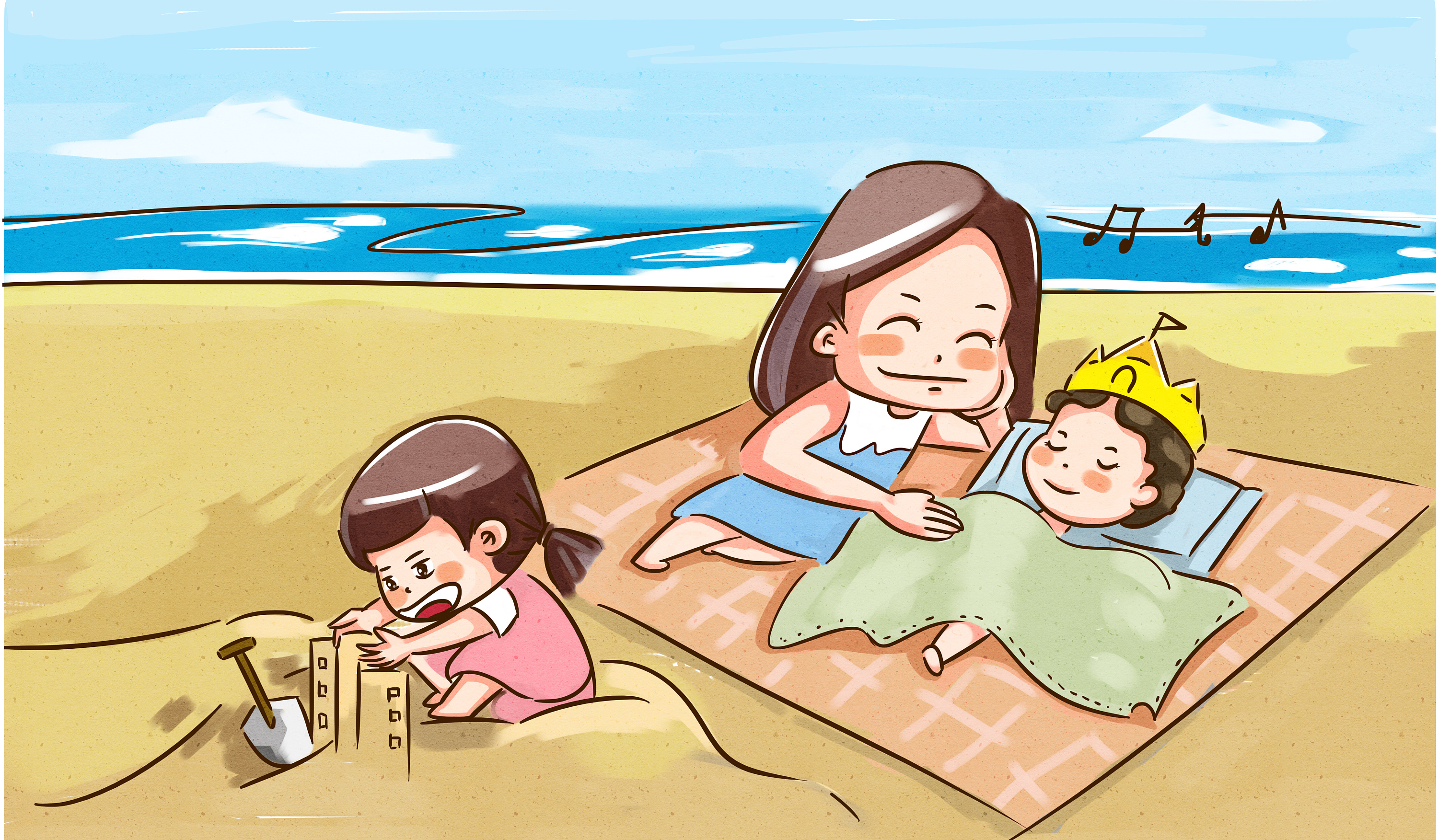 亲子插画带娃小故事3