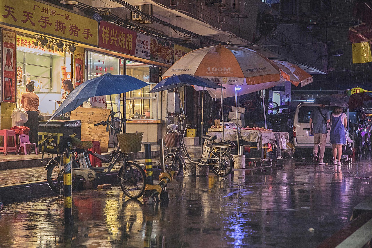 雨夜广州